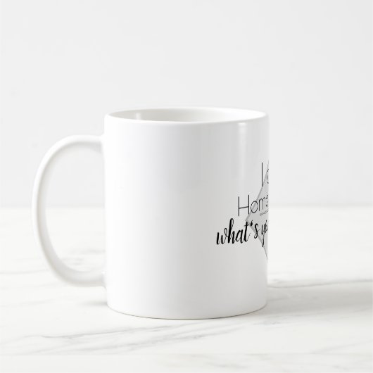 Mug Superpuissance éducatrice à domicile (Gauche)