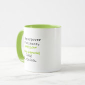 Mug Superpuissance Patience Division Longue Polynomial (Devant gauche)