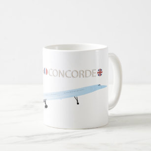 Mug Supersonic Airliner propulsé par la Concorde Turb