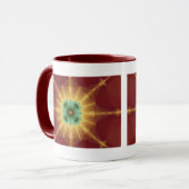 Mug Superstar - Art fractal (Devant gauche)