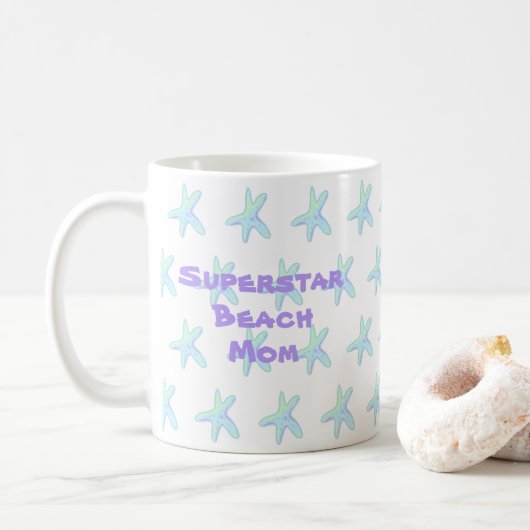 Mug Superstar Beach Maman Starfish (Avec donut)