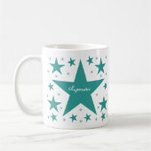 Mug Superstar Mug, Turquoise (Gauche)