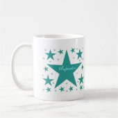 Mug Superstar Mug, Turquoise (Gauche)