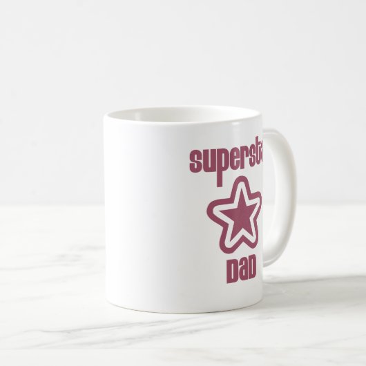 Mug Superstar Papa (Devant droit)