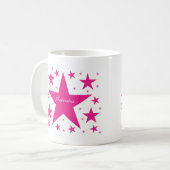 Mug Superstar, rose (Devant gauche)