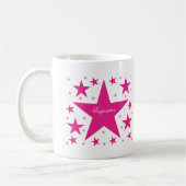 Mug Superstar, rose (Gauche)