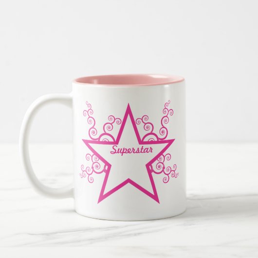 Mug Superstar, Rose Clair (Gauche)