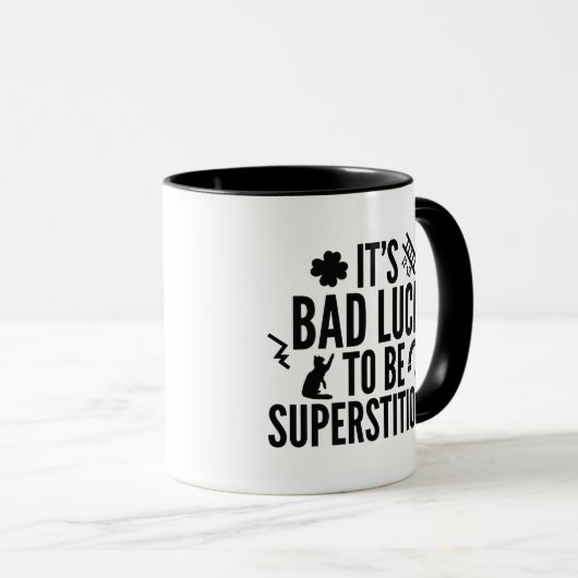 Mug superstitieux (Devant droit)