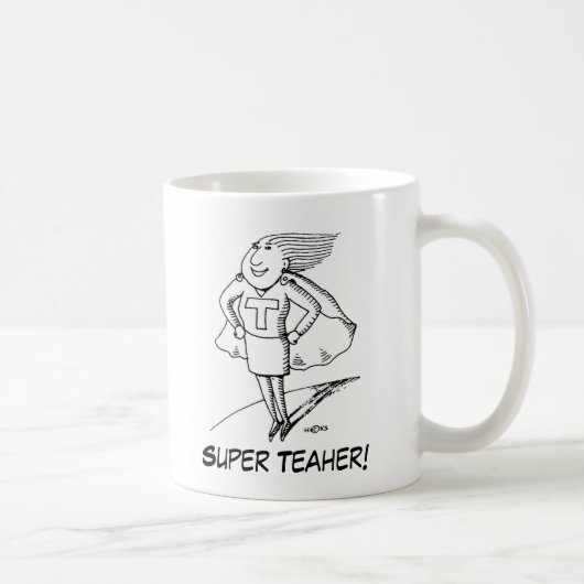 Mug superteacher, Teaher superbe ! , Professeur (Droite)