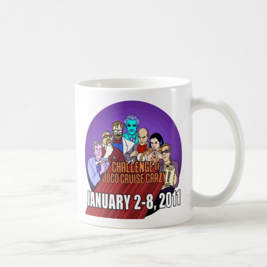 Mug Supervillains fous de croisière de JoCo (Droite)