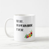 Mug Superviseur Appréciation Merci idée cadeau (Gauche)