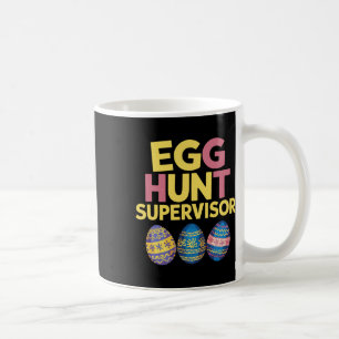 Mug Superviseur de chasse aux oeufs de Pâques Amusant