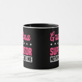Mug Superviseur de grand-mère Gestionnaire de chef Coo (Centre)