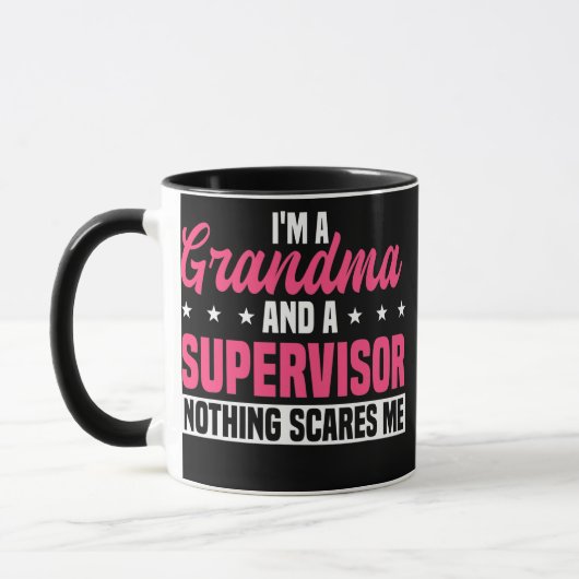 Mug Superviseur de grand-mère Gestionnaire de chef Coo (Gauche)