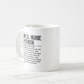 Mug Superviseur des infirmières cliniciennes (Devant gauche)