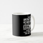 Mug Superviseur mécanique des moteurs d'aéronefs (Devant droit)