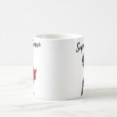 Mug SuperWoman Being Femme is my Superpower Coffee Mu (Centre)