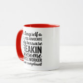 Mug superwoman d'huile essentielle ! (Devant gauche)