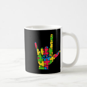 Mug Support Autism Love Sign Language
