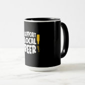Mug Support de la bière locale (Devant droit)