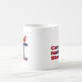 Mug Support de nation de corgi grand (Centre)