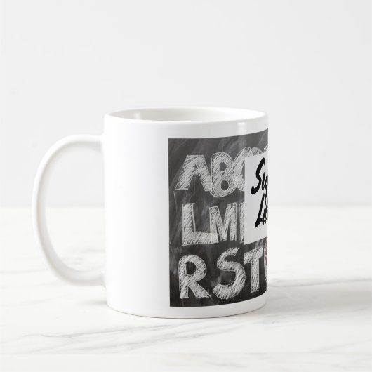 Mug Support du tableau de bord de l'alphabétisation (Gauche)