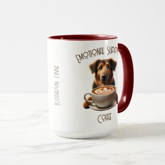 Mug Support Émotionnel Café Cute Mocha (Devant droit)
