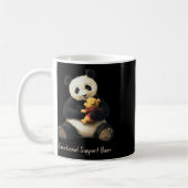 Mug Support Émotionnel Ours Panda Tenant Un Ours Mélan (Gauche)