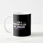 Mug Support Purple Ribbon Warrier De Fibromyalgia Awar (Gauche)