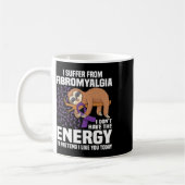 Mug Support Purple Ribbon Warrior Fibromyalgia (Gauche)