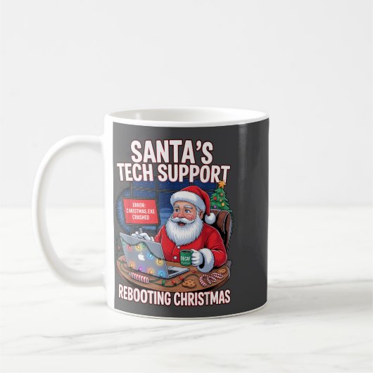 Mug Support Rebooting s Santa Tech Vibes (Gauche)