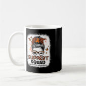 Mug Support Squad Messy Bun Butterfly Orange Ribbon Le (Gauche)