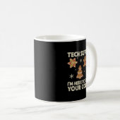 Mug Support Technique De Noël Ici Pour Supprimer Cooki (Devant droit)