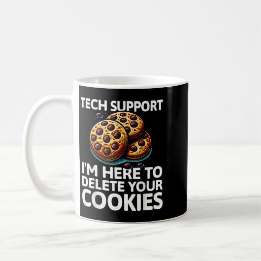 Mug Support Technique De Noël Ici Pour Supprimer Les C (Gauche)