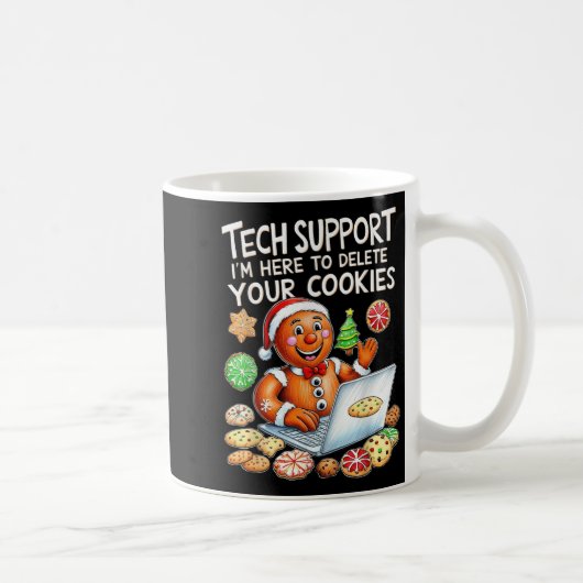 Mug Support technique de Noël ici pour supprimer les c (Droite)