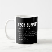 Mug Support technique Funny Computer Consultant Défini (Gauche)