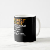Mug Support technique Geek informatique Funny Techie G (Devant droit)