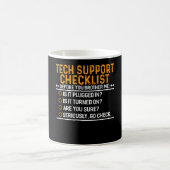 Mug Support technique Geek informatique Funny Techie G (Centre)