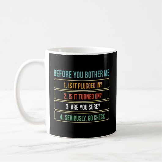 Mug Support technique informatique (Gauche)