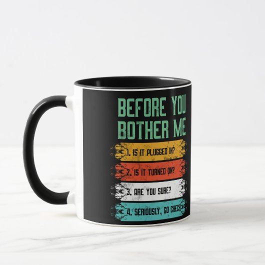 Mug Support technique informatique (Gauche)