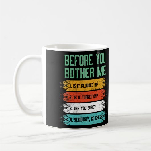Mug Support technique informatique (Gauche)