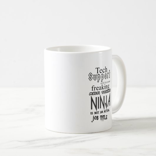 Mug Support technique Ninja (Devant droit)
