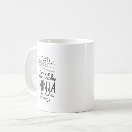 Mug Support technique Ninja (Devant gauche)