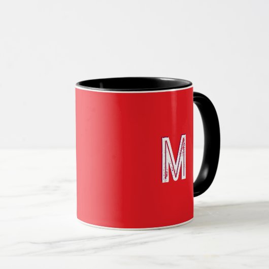 Mug Support technique Superhero Funny Humour Monogramm (Devant droit)