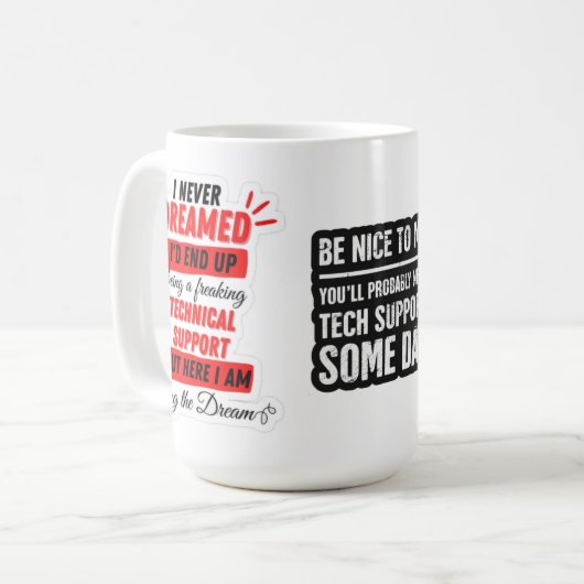 Mug Support technique technique (Devant gauche)