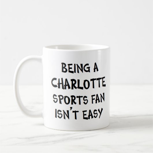 Mug supporter charlotte, étant (Gauche)