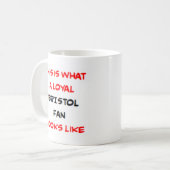 Mug supporter de Bristol, loyal (Devant gauche)