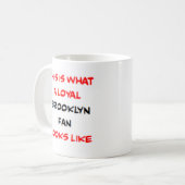 Mug supporter de Brooklyn, loyal (Devant gauche)