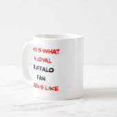 Mug supporter de Buffalo, loyal (Devant gauche)
