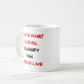 Mug supporter de Calgary, loyal (Devant gauche)